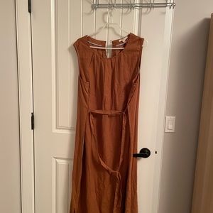 Fall brown dress